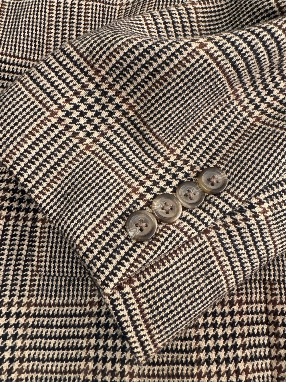 Ralph Lauren Vintage Glen Plaid 100% Wool Men’s Sport Coat Size 46R